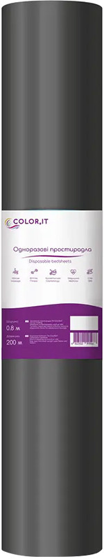 Простирадла спанбонд 0,8*200 Чорний Monaco