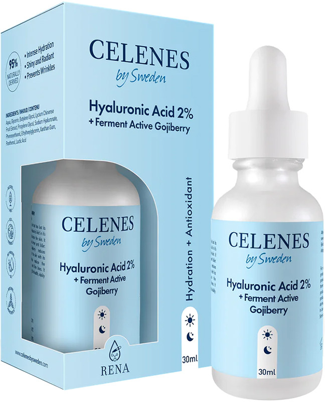Зволожуюча сиворотка з гіалуронової кислотою Celenes, 30 мл на beauty-prof.com Фото 2 Зволожуюча сиворотка з гіалуронової кислотою Celenes, 30 мл Фото 2