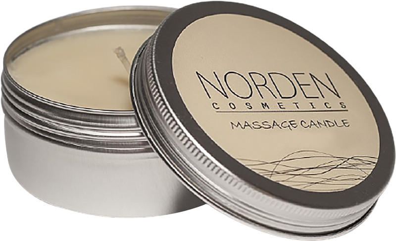 Массажная свеча шоколад-карамель Norden Cosmetics, 100 мл