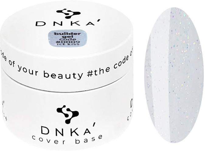 Строительный гель для ногтей DNKa, №0009 Ice Kiss 30 мл