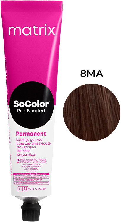 Крем-фарба для волосся PRE Bonded SOCOLOR.beauty тон 8MA, 90 мл Matrix