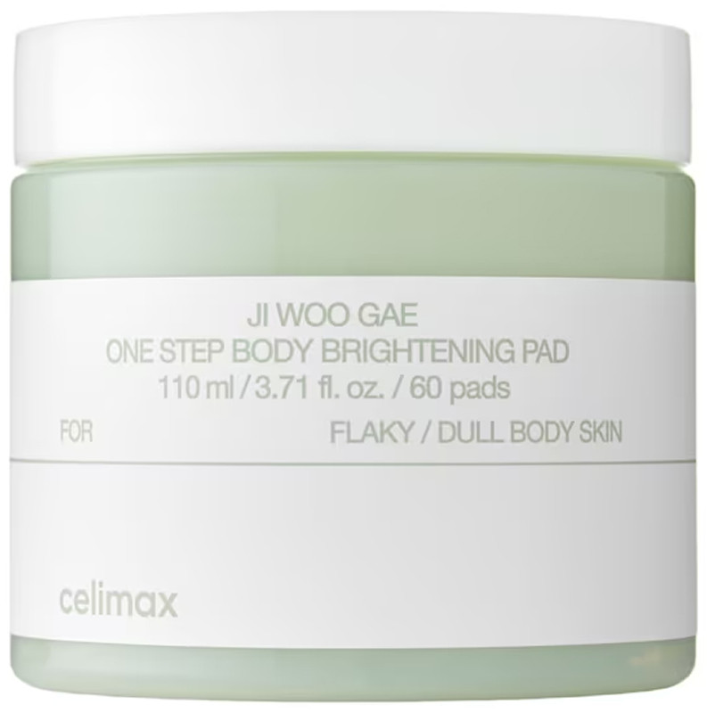Пади освітлюючі для тіла Ji Woo Gae One Step Body Brightening Pad Celimax, 60 шт