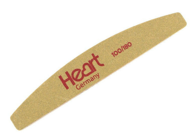Пилка для нігтів Heart Strong Half, 100/180