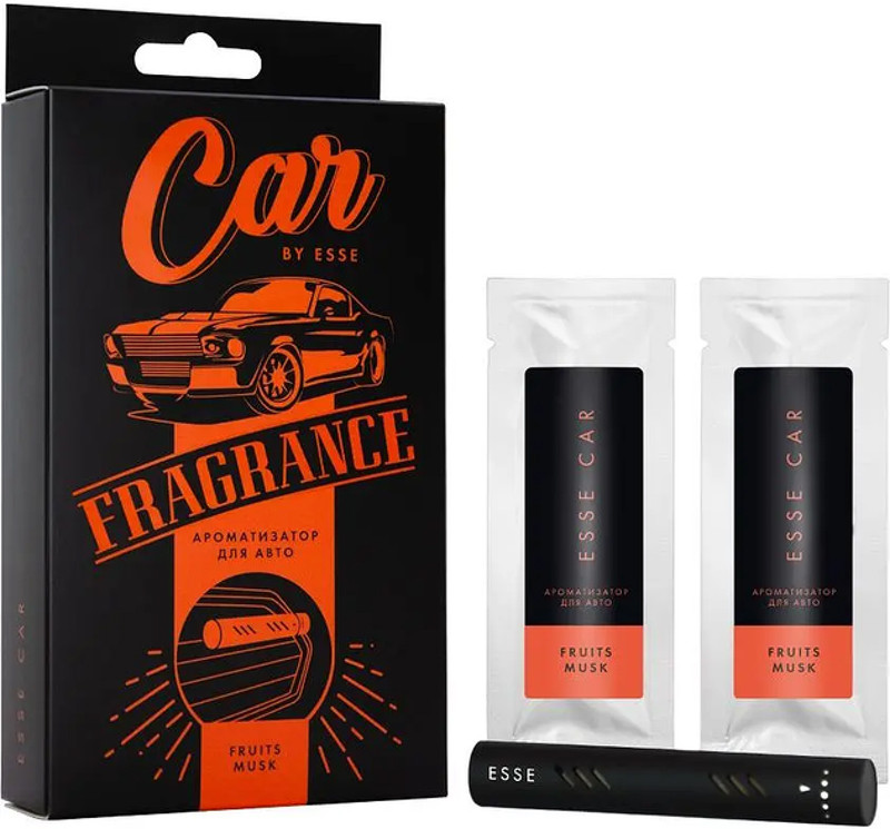 Автопарфюм в стиках Фрукты Мускус ESSE CAR PERFUME