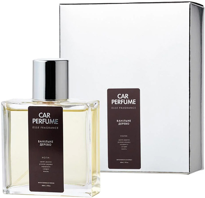 Автопарфум Ванільне дерево ESSE CAR PERFUME, 60 мл 