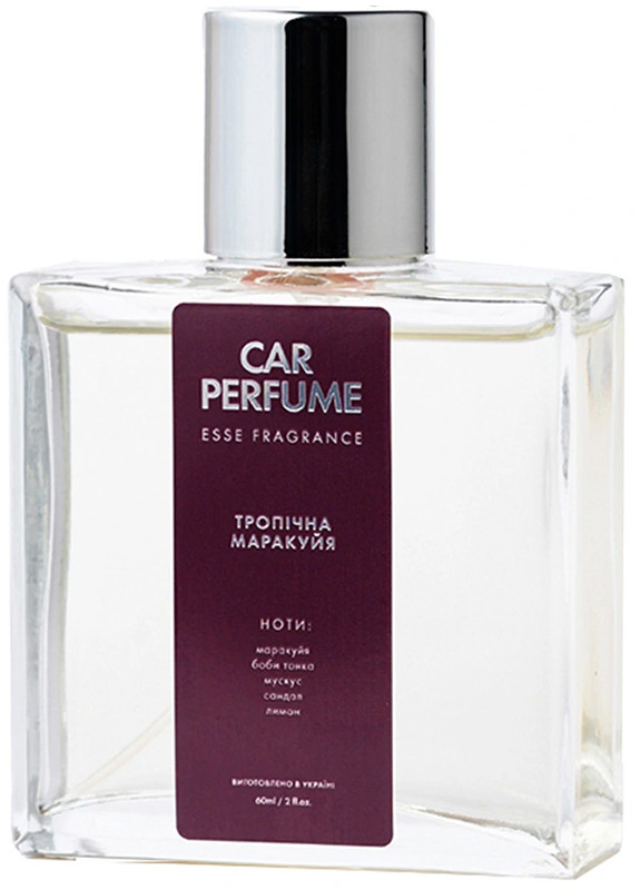 Автопарфум Тропічна маракуйя ESSE CAR PERFUME, 60 мл на beauty-prof.com Фото 2 Автопарфум Тропічна маракуйя ESSE CAR PERFUME, 60 мл Фото 2