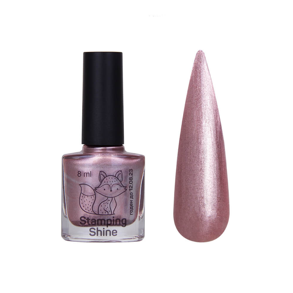 Лак-фарба для стемпінгу №1 хром-фіолет Saga Professional