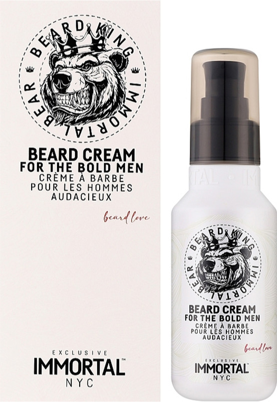 Крем для вкладання бороди та вус Bear Styling Care Cream Immortal, 100 мл 