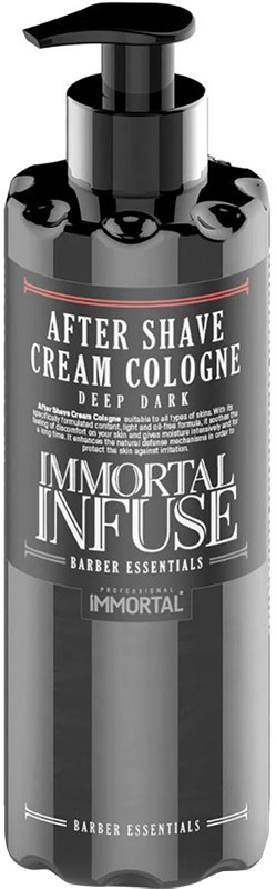 Крем після гоління Infuse After Shave Cream Cologne Deep Dark Immortal, 400 мл
