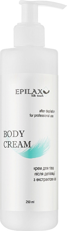 Крем після депіляції з екстрактом ківі та лаванди Silk Touch Epilax, 250 мл