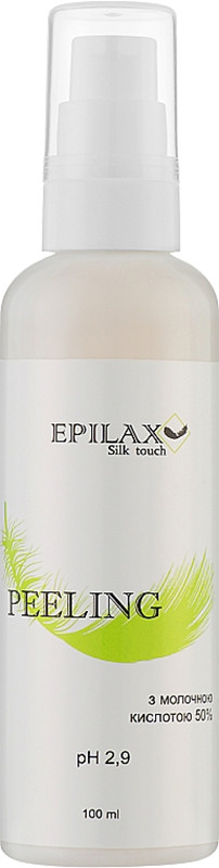 Пілінг з молочною кислотою 50% та янтарною кислотою 5% pH-2.9 Silk Touch Epilax, 100 мл