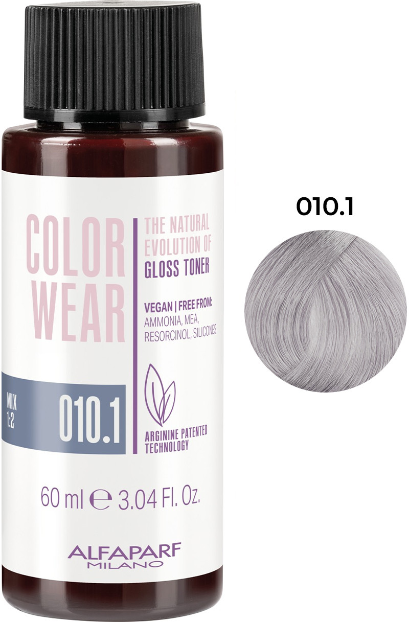 Тонуюча фарба для волосся Color Wear Gloss тон 010.1 Alfaparf, 60 мл
