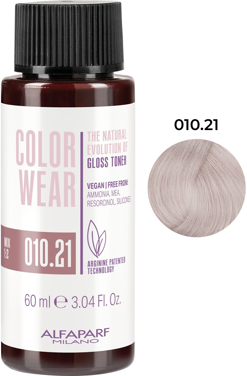 Тонирующая краска для волос Color Wear Gloss тон 010.21 Alfaparf, 60 мл 