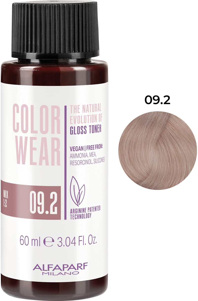 Тонирующая краска для волос Color Wear Gloss тон 09.2 Alfaparf, 60 мл 