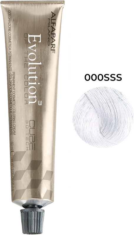 Стійка фарба для волосся Evolution of the Color тон 000SSS Alfaparf, 60 мл на beauty-prof.com Стійка фарба для волосся Evolution of the Color тон 000SSS Alfaparf, 60 мл
