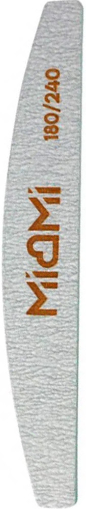 Пилка для нігтів Miami Half, 180/240