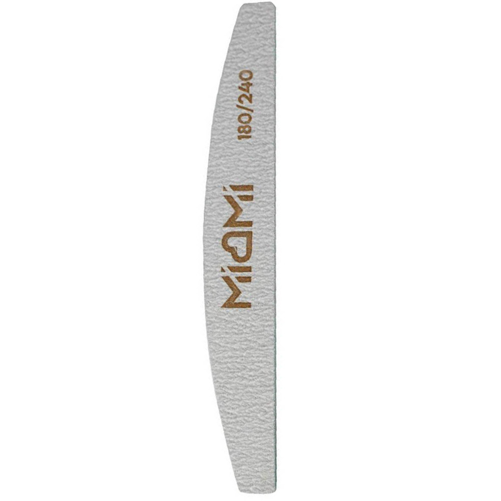 Пилка для нігтів Miami Titan Half, 180/240
