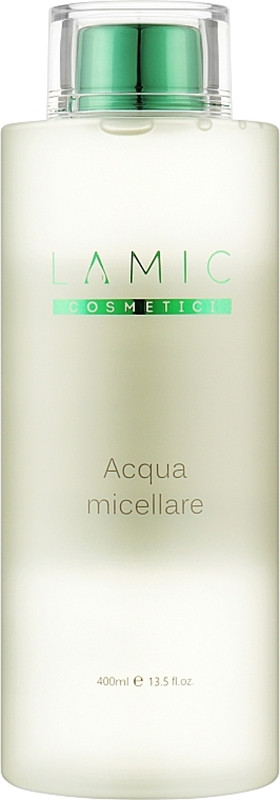 Міцелярна вода з гіалуроновою кислотою Aqua Micellare Lamic, 400 мл