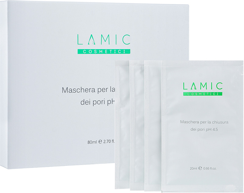 Маска для закрытия пор Maschera per la chiusura dei pori pH 4.5 Lamic, 80 мл на beauty-prof.com Маска для закрытия пор Maschera per la chiusura dei pori pH 4.5 Lamic, 80 мл