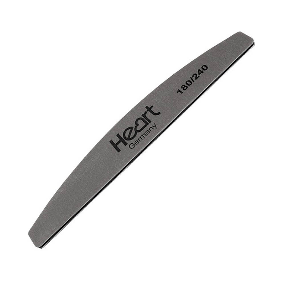 Пилка для нігтів Heart Platinum Pro Half, 180/240