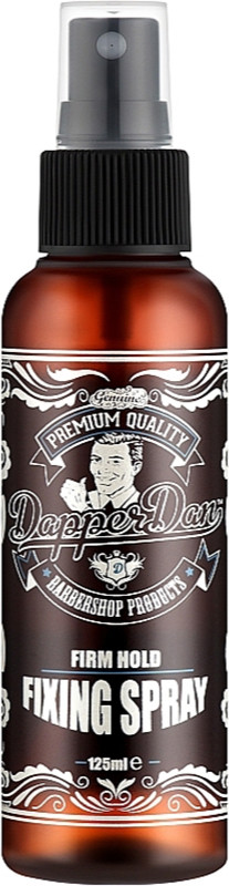 Лак для волосся фіксуючий Fixing Spray firm hold Dapper Dan, 125 мл