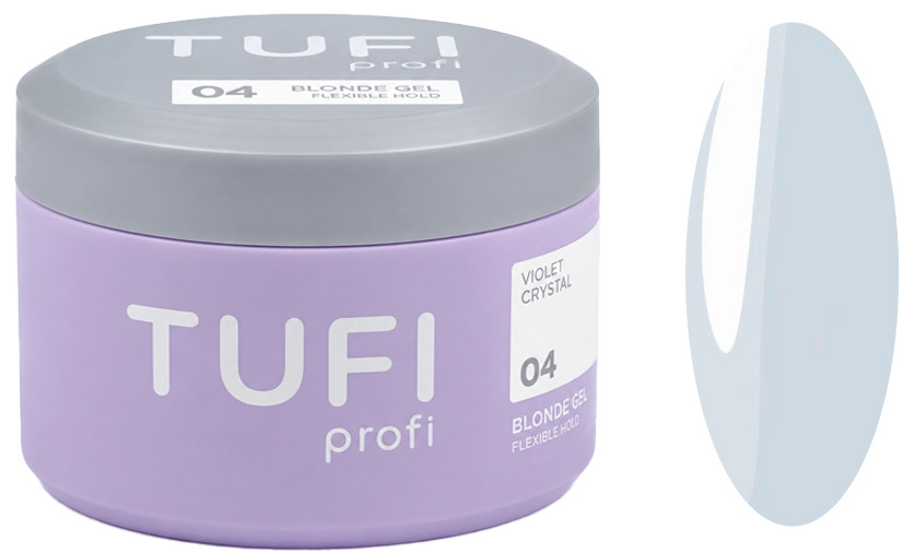 Гель для нарощування Builder Gel UV/LED 04 White Crystal TUFI profi, 30 мл
