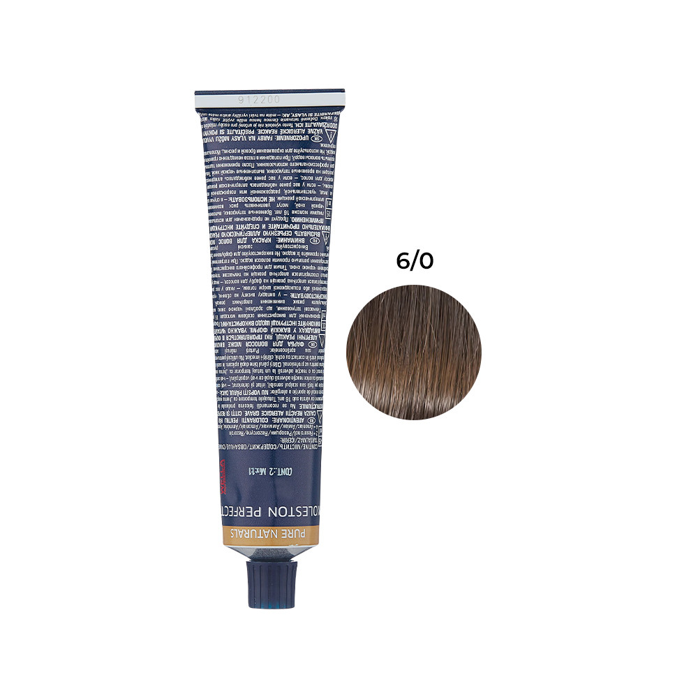 Стойкая крем-краска для волос Pure Naturals  6/0 Wella Proffesional, 60 мл