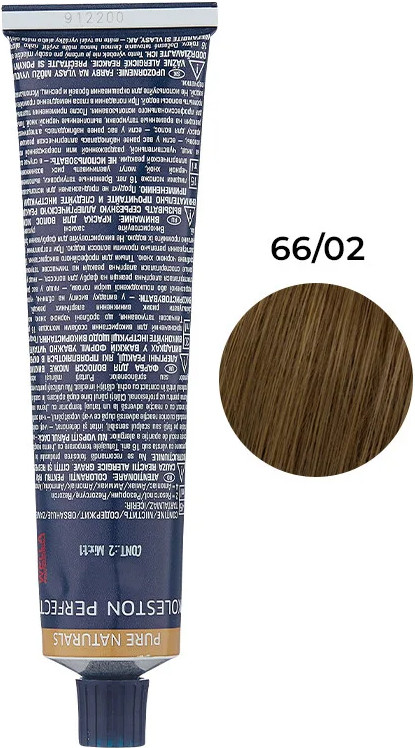 Стійка крем-фарба для волосся Pure Naturals 66/02 Wella Proffesional, 60 мл