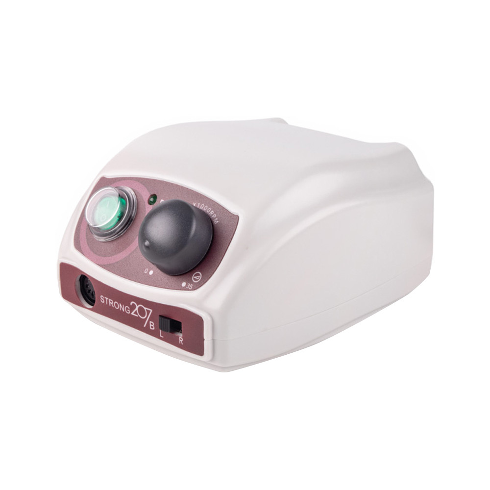 Фрезер для маникюра Strong 207 RED (65W/35000 об.) Ручка 120II