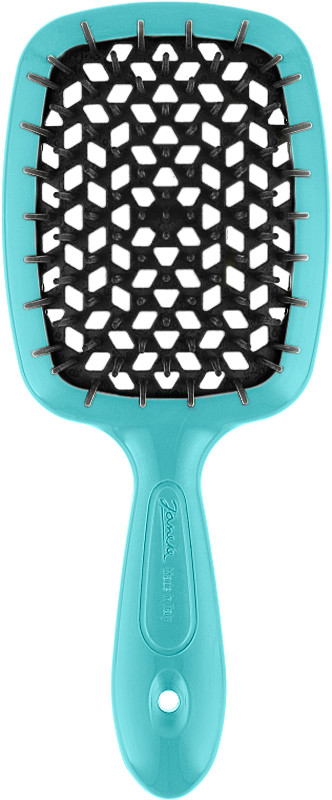 Щітка SUPERBRUSH бірюза з чорним Janeke на beauty-prof.com Щітка SUPERBRUSH бірюза з чорним Janeke