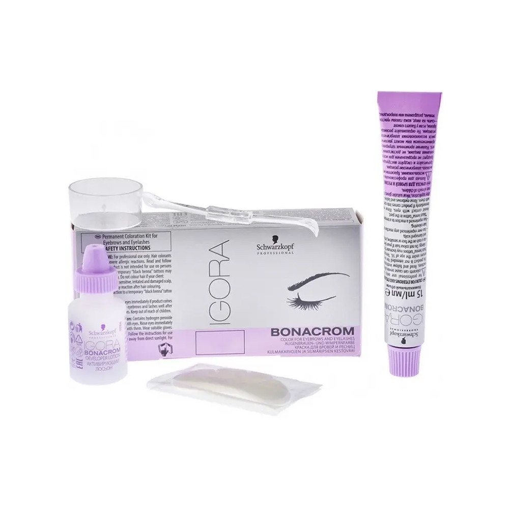 Фарба для брів коричнева Igora Bonacrom Schwarzkopf Professional, 15х10 мл