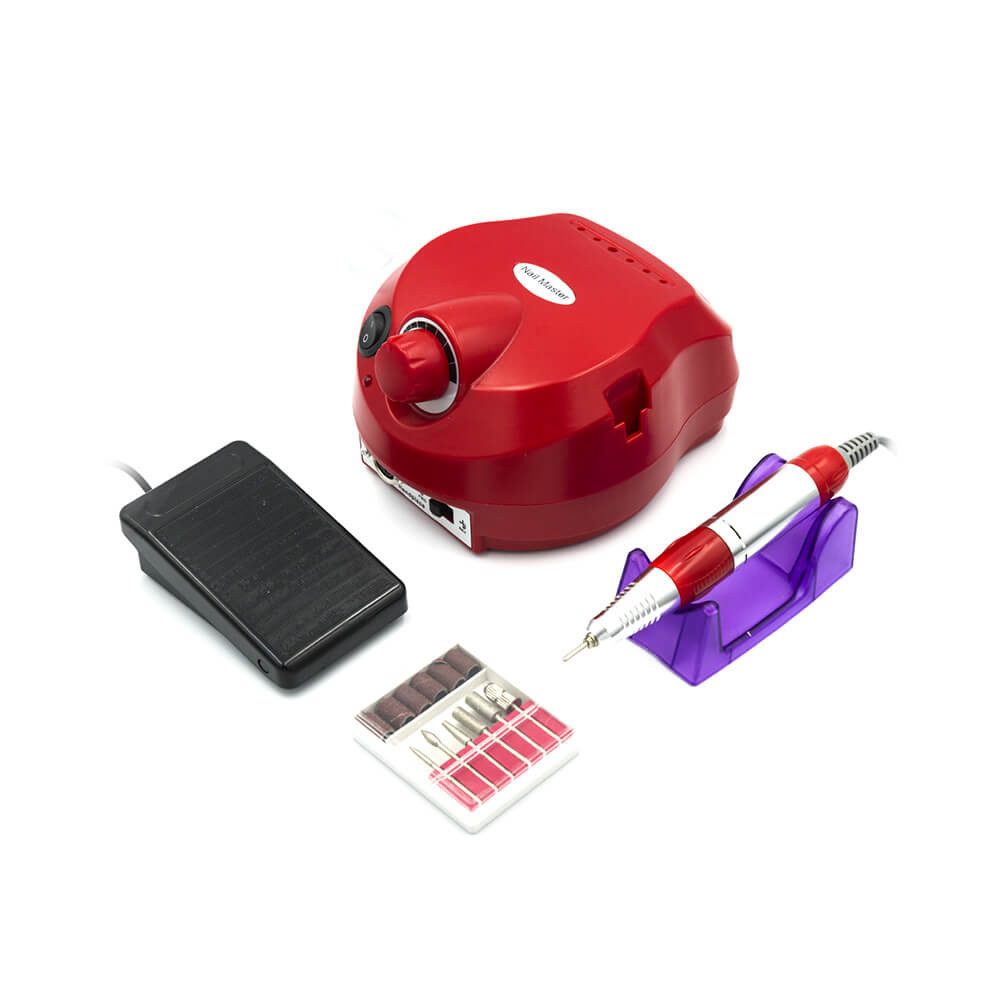 Фрезер Nail drill US-202 BP, червоний на beauty-prof.com Фрезер Nail drill US-202 BP, червоний