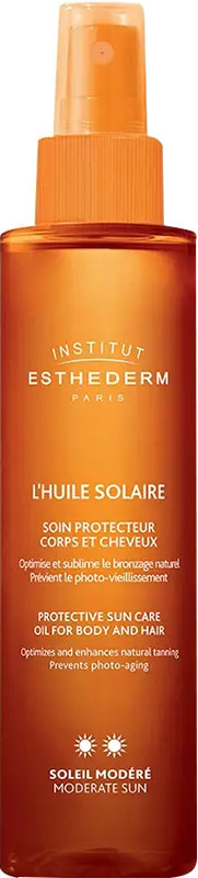 Спрей для тіла та волосся Sun Oil SUN CARE OIL MODERATE SUN Institut Esthederm, 150 мл