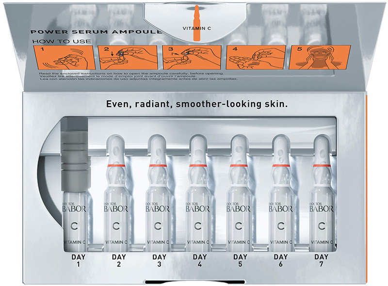 Ампулы для лица Doctor Babor Power Serum Ampoules Vitamin C, 7х2 мл на beauty-prof.com Фото 2 Ампулы для лица Doctor Babor Power Serum Ampoules Vitamin C, 7х2 мл Фото 2