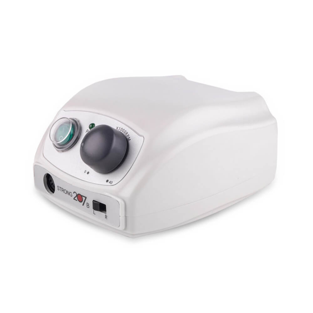 Фрезер для маникюра для Strong 207B 35000/65 W ручка 120II Silver на beauty-prof.com Фото 2 Фрезер для маникюра для Strong 207B 35000/65 W ручка 120II Silver Фото 2