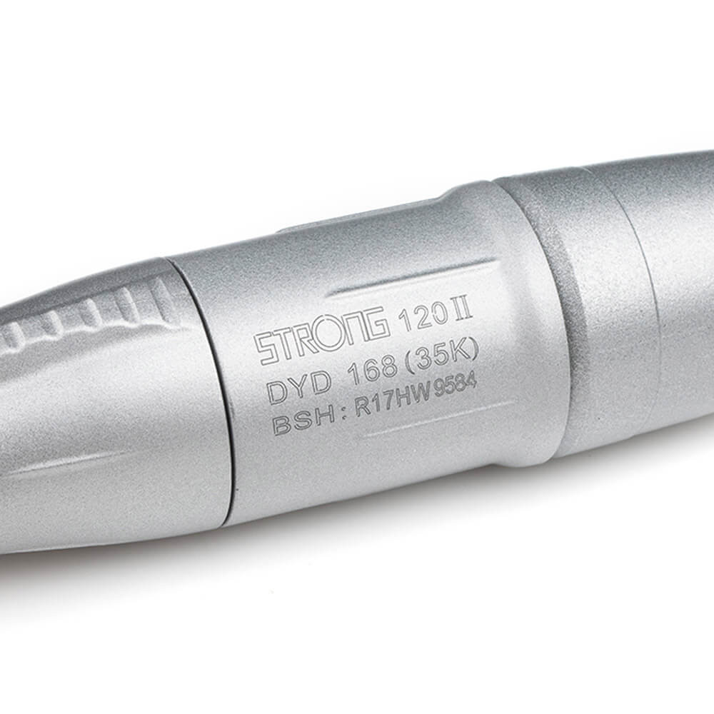 Фрезер для маникюра для Strong 207B 35000/65 W ручка 120II Silver на beauty-prof.com Фото 5 Фрезер для маникюра для Strong 207B 35000/65 W ручка 120II Silver Фото 5