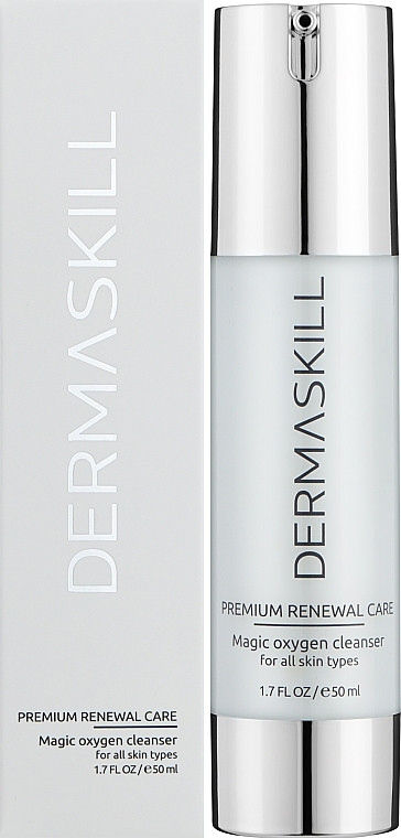 Кисневий гель для очищення шкіри Dermaskill, 50 мл  Фото 2 