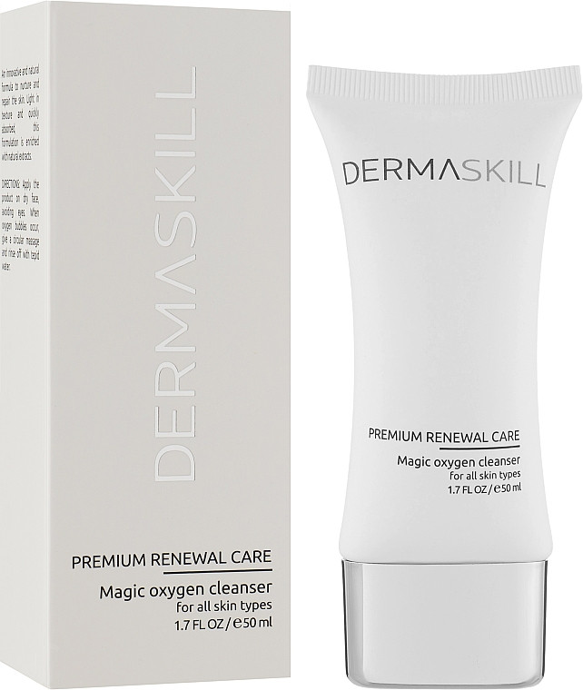 Кисневий гель для очищення шкіри Dermaskill, 50 мл  Фото 3 
