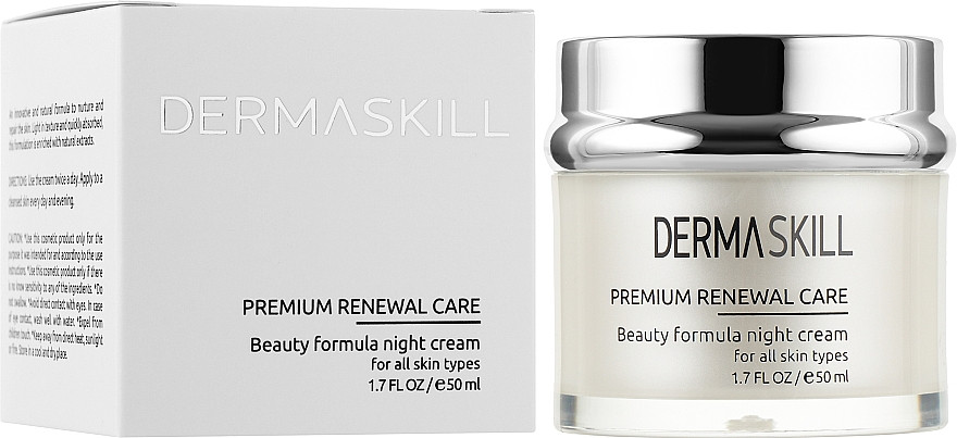 Нічний крем для обличчя Dermaskill, 50 мл на beauty-prof.com Фото 2 Нічний крем для обличчя Dermaskill, 50 мл Фото 2