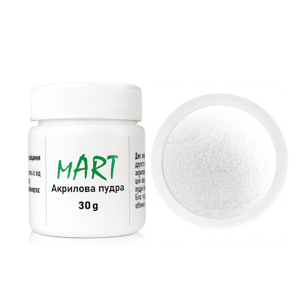 Акриловая пудра 02 White 30г