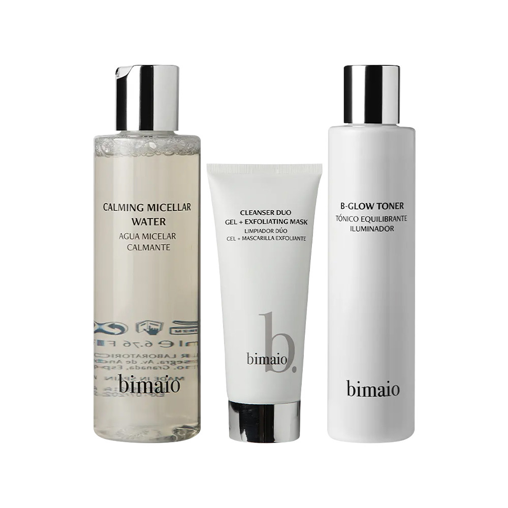 Набір в косметичці Очищююча Лінія Cleanser line BIMAIO