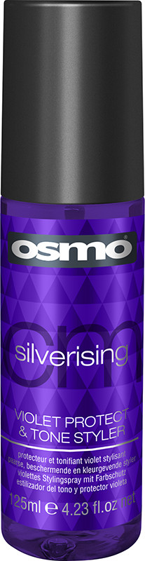Спрей для укладання і тонування освітленого і сивого волосся Silverising OSMO, 125 мл