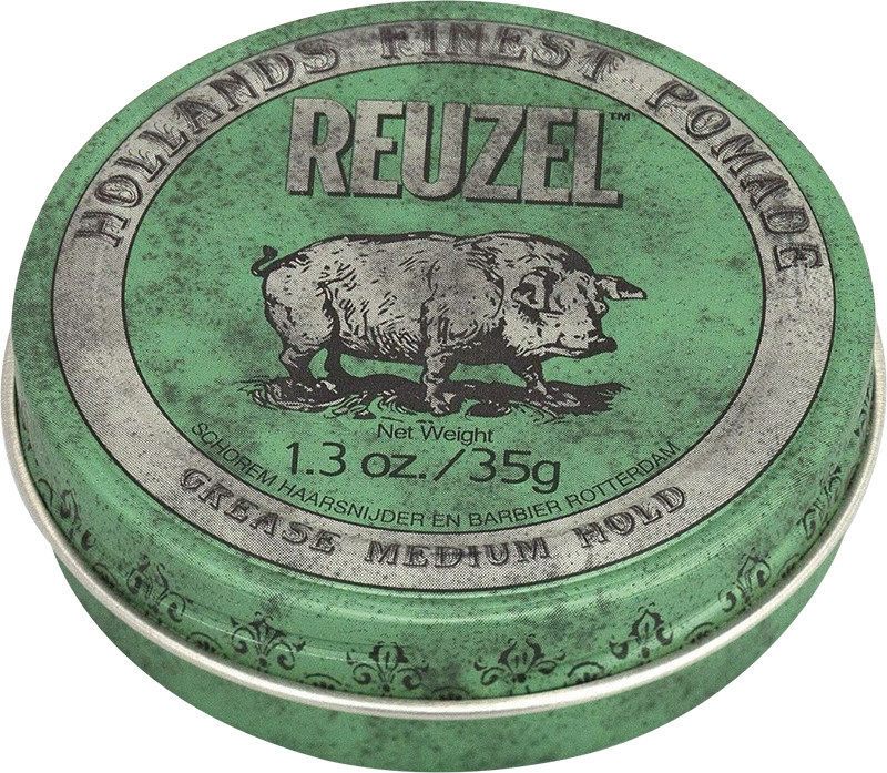 Віск для укладання волосся чоловічий Green Grease Medium Hold Reuzel, 35 г