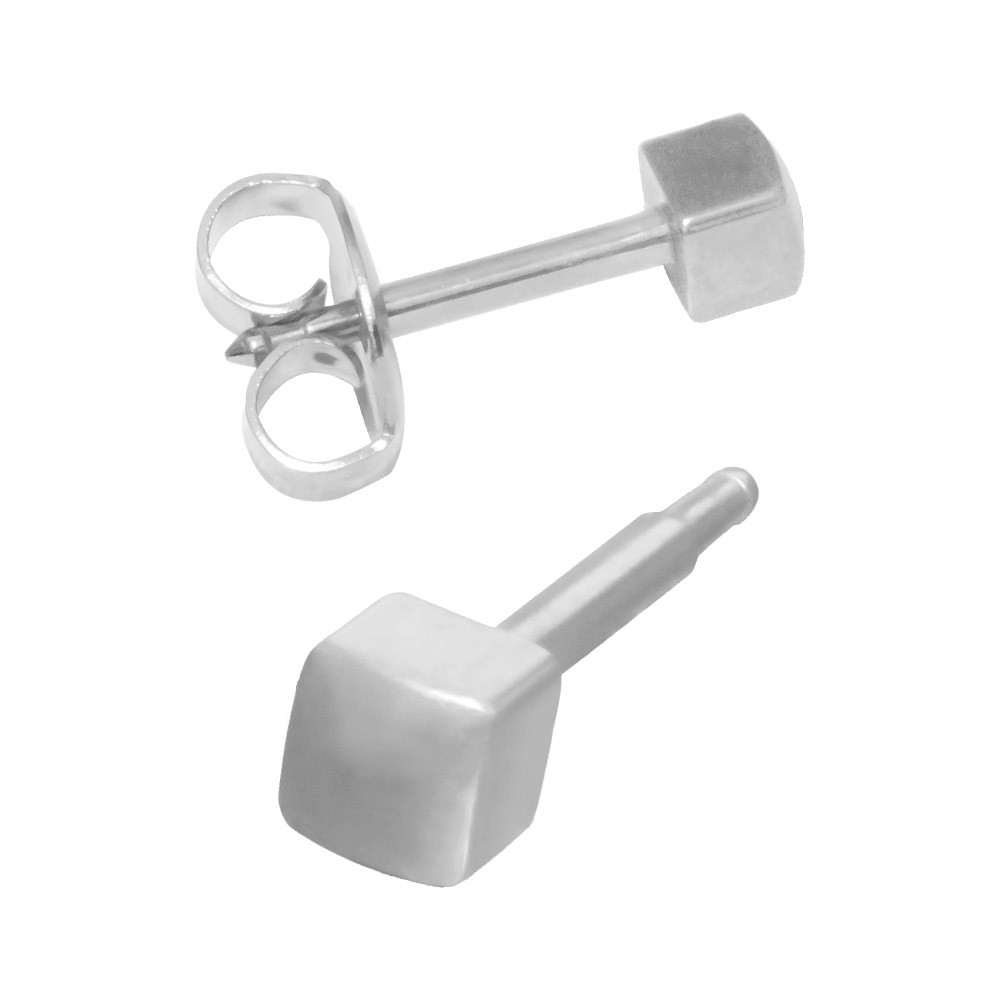 Сережки для вух квадрат кулька срібло R 505 W Studex, 3 мм на beauty-prof.com Фото 2 Сережки для вух квадрат кулька срібло R 505 W Studex, 3 мм Фото 2