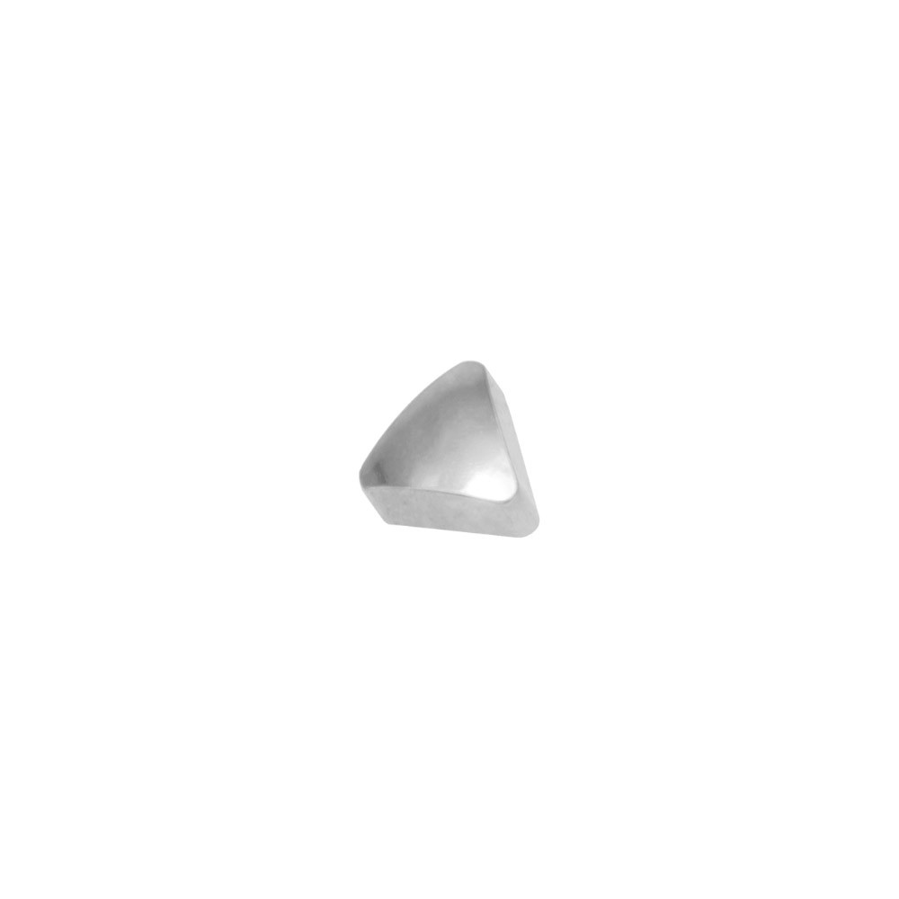 Серьги для ушей треугольник шарик серебро R 504 W Studex, 3 мм 