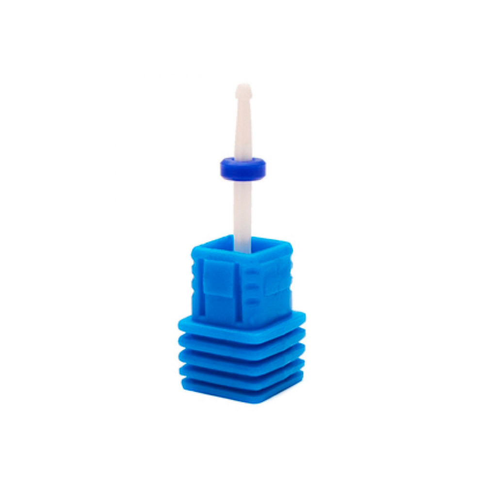 Фреза керамічна біла "Кулька" синя преміум