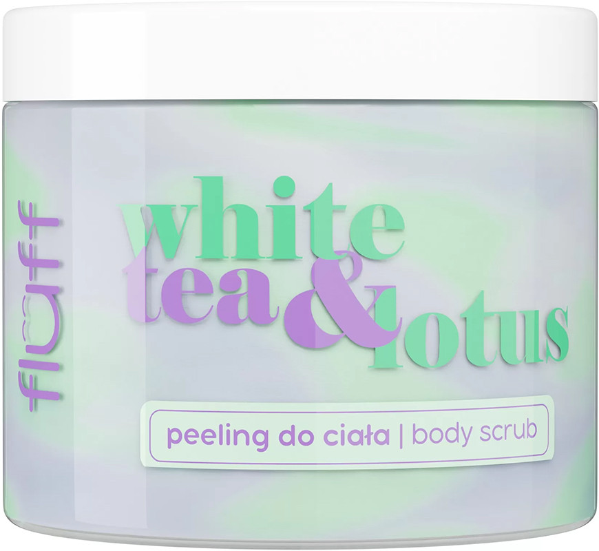 Скраб для тіла White Tea & Lotos Fluff, 160 мл