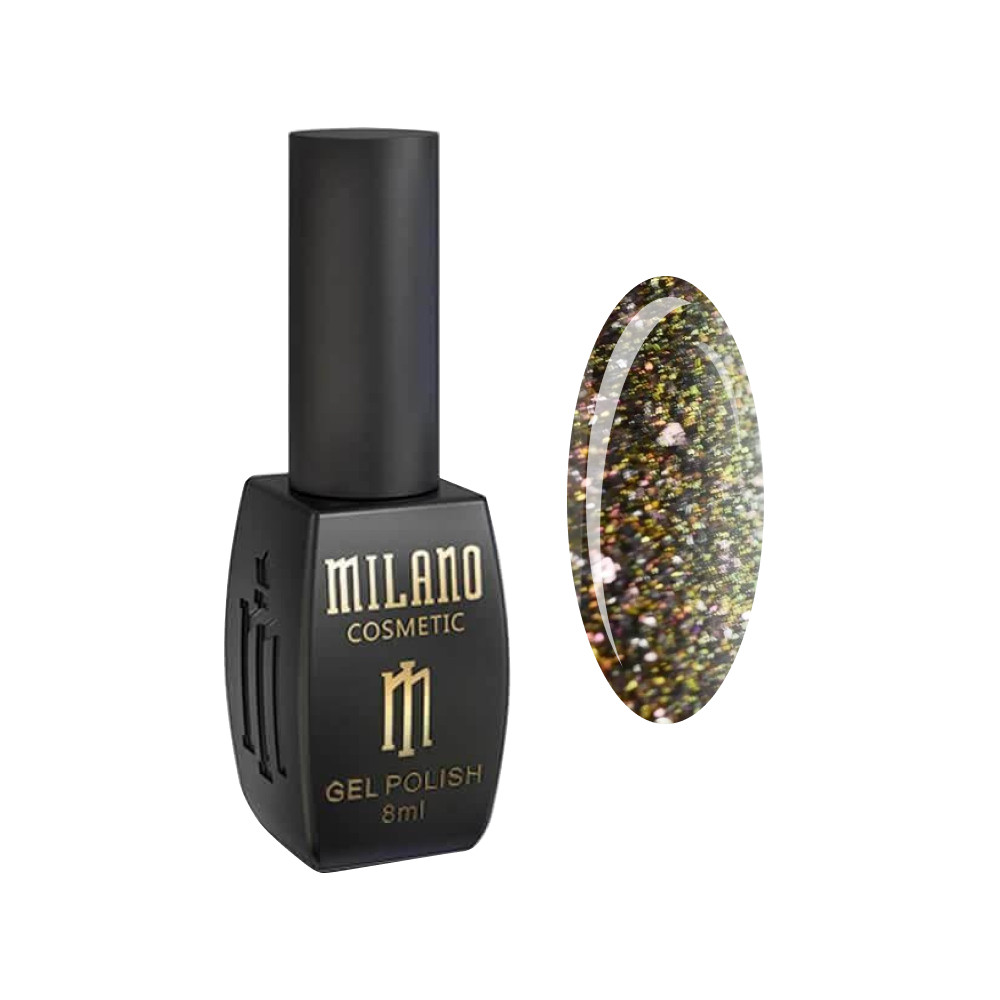 Гель-лак для нігтів Milano Cat Eyes Night Glow 8мл №01