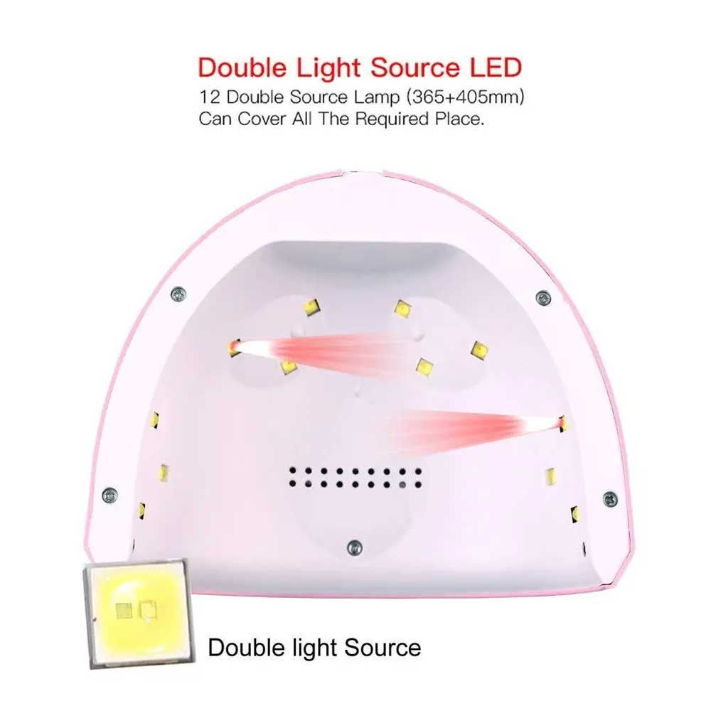 Лампа для маникюра Uv-Led SUN ONE Mini-1 36 вт USB (розовая)  Фото 3 