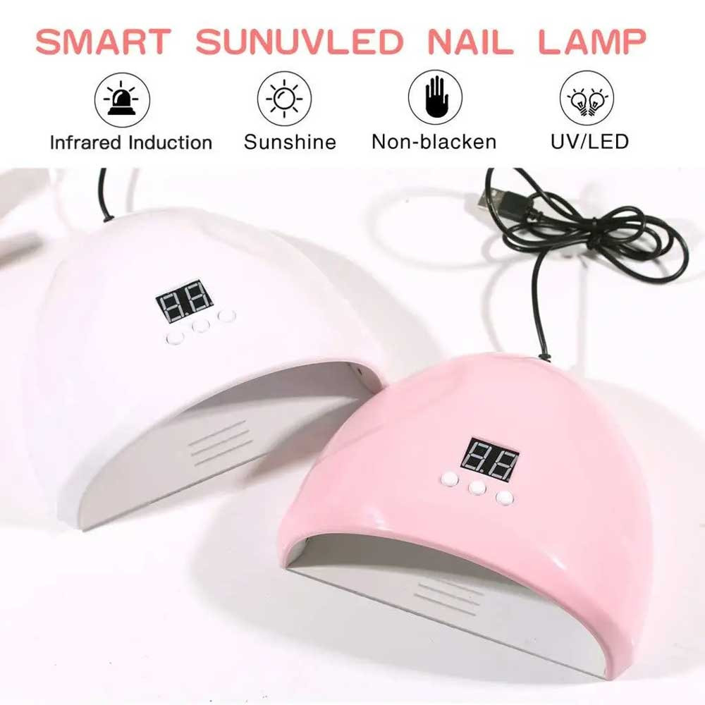 Лампа для маникюра Uv-Led SUN ONE Mini-1 36 вт USB (розовая)  Фото 5 